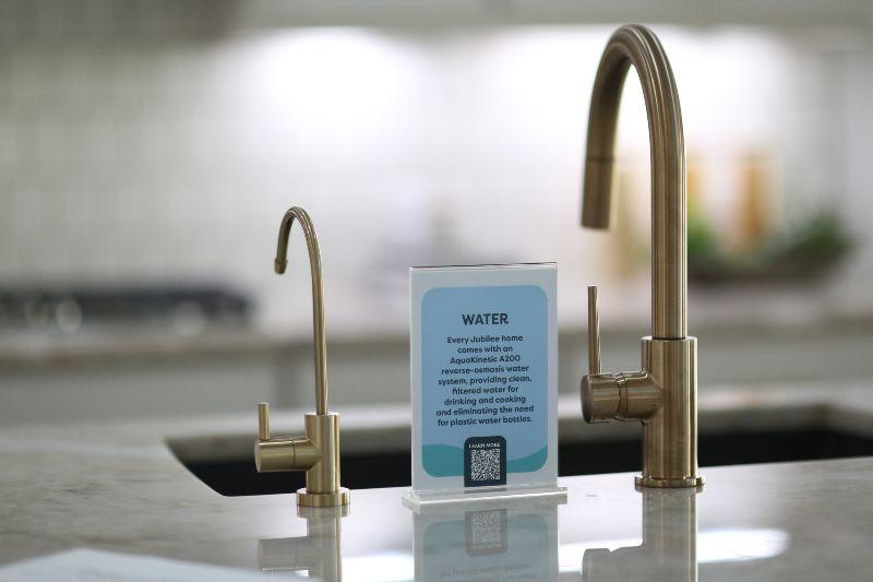 Family enjoys a healthier living environment designed into every home in Jubilee.