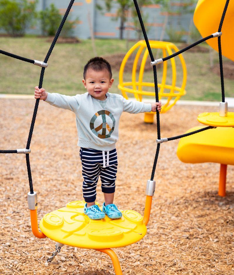 Dynamic Inspiration Zones offer places for residents to play in Hockley, TX.