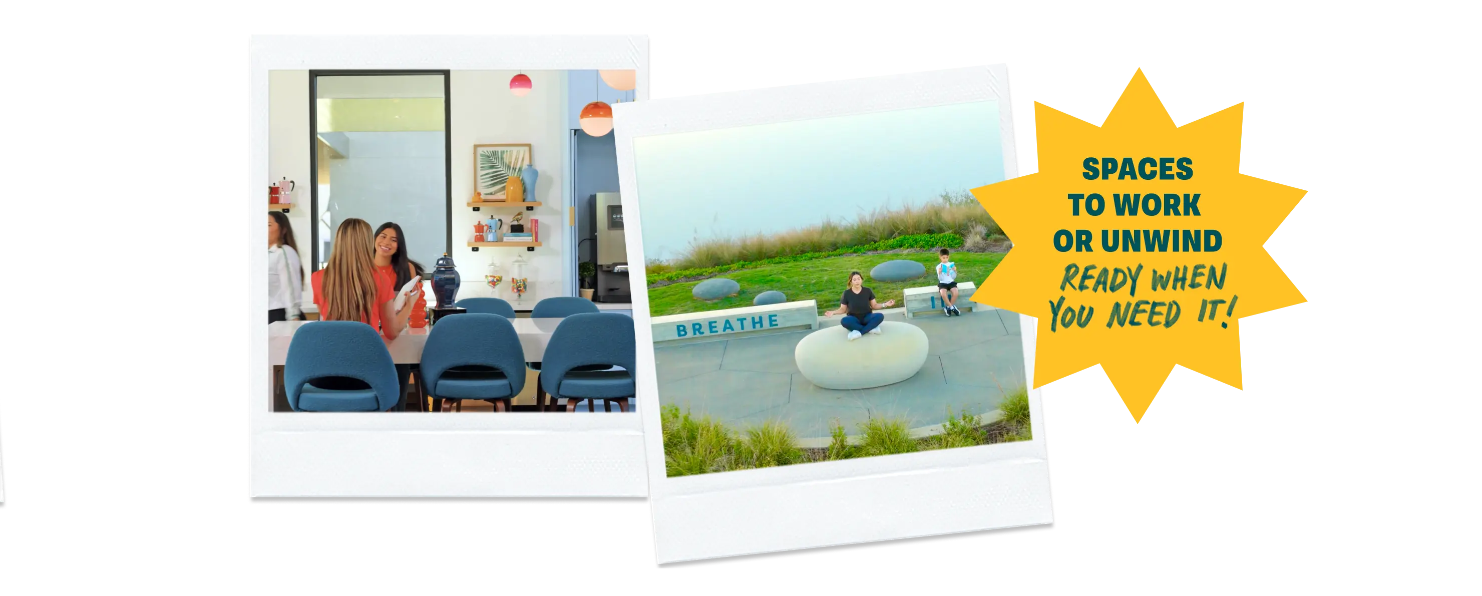 Spaces To Work or Unwind Ready When You Need It!